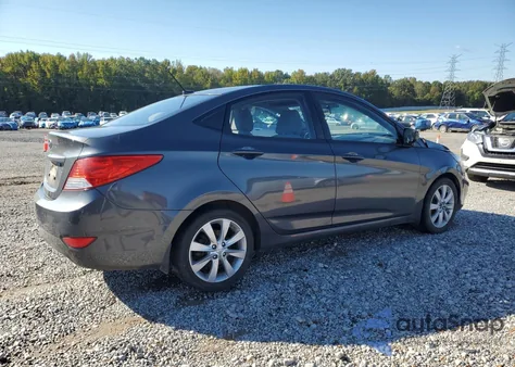 2013 Hyundai Accent Gls из США, поврежденный, VIN KMHCU4AE9DU378198